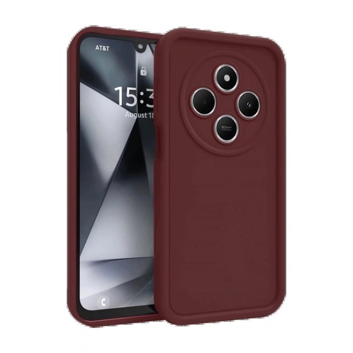 Newface Xiaomi Redmi 14C Kılıf Viera Silikon - Bordo