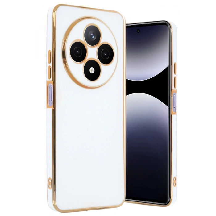 Newface Xiaomi Redmi 14C Kılıf Volet Silikon - Beyaz