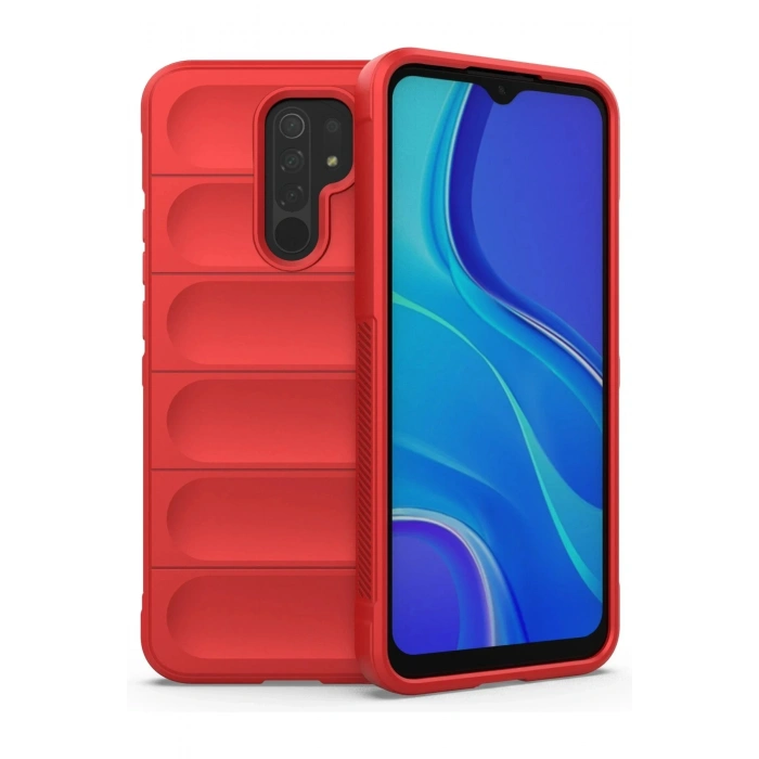 Newface Xiaomi Redmi 9 Kılıf Optimum Silikon - Kırmızı