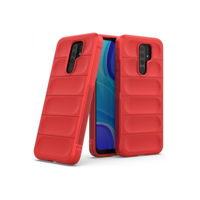 Newface Xiaomi Redmi 9 Kılıf Optimum Silikon - Kırmızı