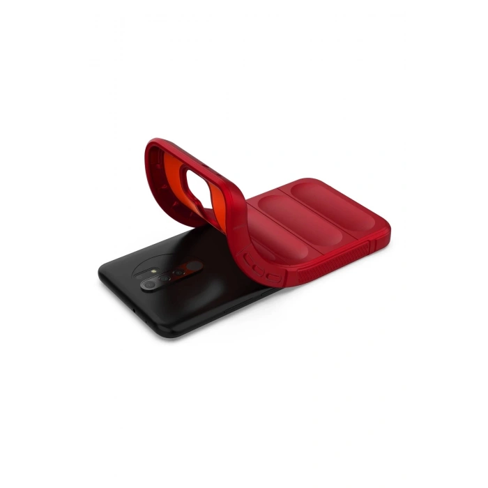 Newface Xiaomi Redmi 9 Kılıf Optimum Silikon - Kırmızı