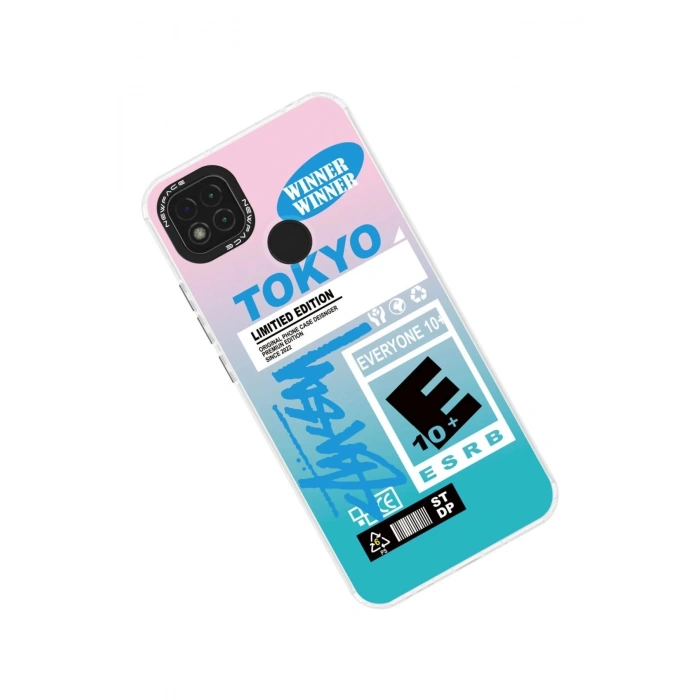 Newface Xiaomi Redmi 9C Kılıf Estoril Desenli Kapak - Estoril - 1