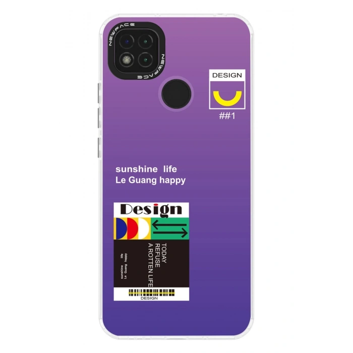 Newface Xiaomi Redmi 9C Kılıf Estoril Desenli Kapak - Estoril - 4