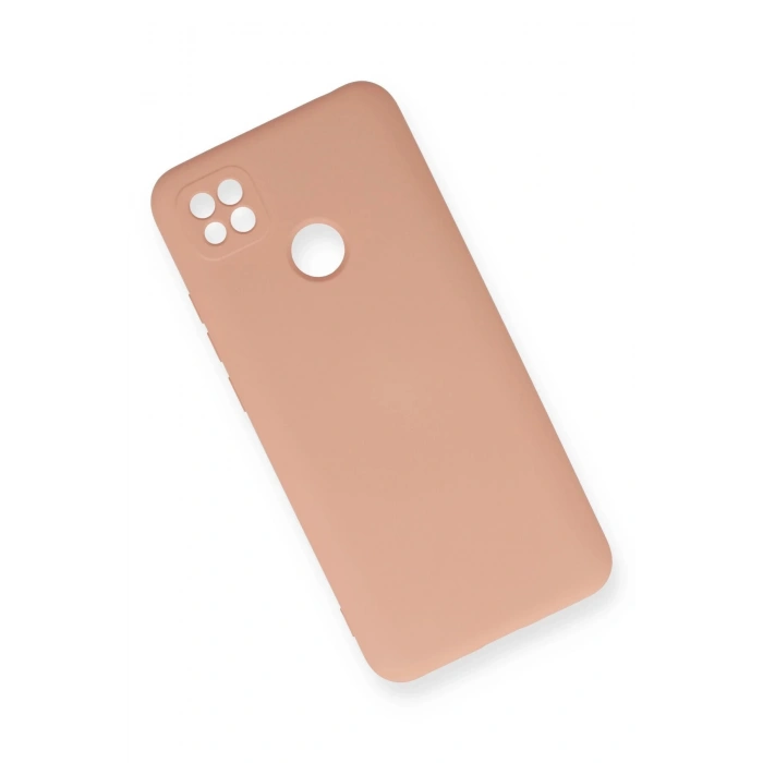 Newface Xiaomi Redmi 9C Kılıf Nano içi Kadife Silikon - Pudra