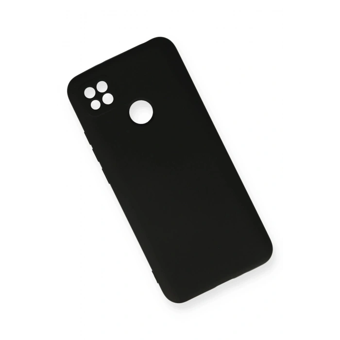 Newface Xiaomi Redmi 9C Kılıf Nano içi Kadife Silikon - Siyah