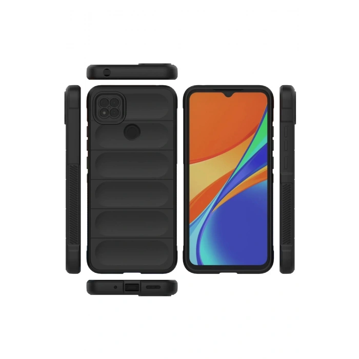 Newface Xiaomi Redmi 9C Kılıf Optimum Silikon - Siyah