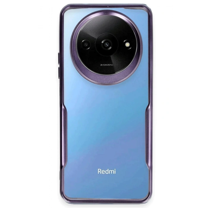 Newface Xiaomi Redmi A3 4G Kılıf Boyi Silikon Kapak - Derin Mor