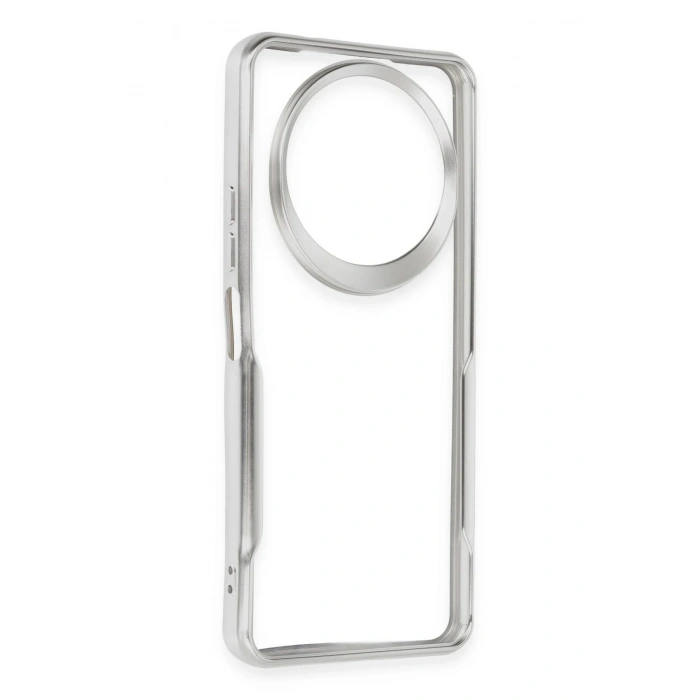 Newface Xiaomi Redmi A3 4G Kılıf Boyi Silikon Kapak - Gümüş