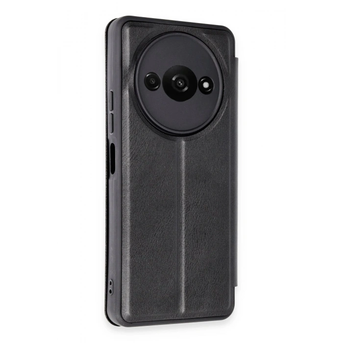 Newface Xiaomi Redmi A3 4G Kılıf Flip Cover - Siyah