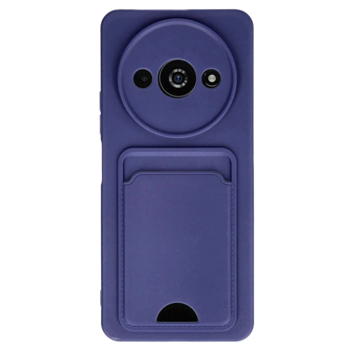 Newface Xiaomi Redmi A3 4G Kılıf Kelvin Kartvizitli Silikon - Lacivert