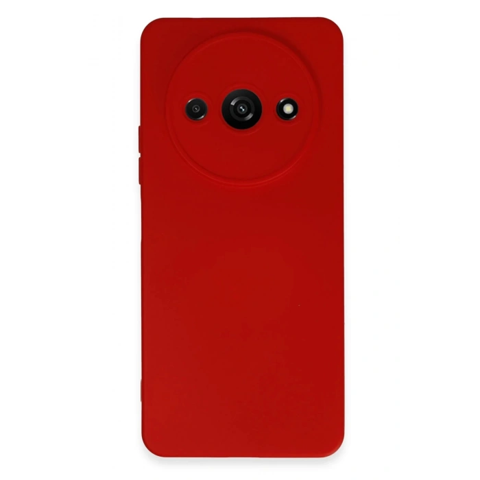 Newface Xiaomi Redmi A3 4G Kılıf Nano içi Kadife Silikon - Kırmızı