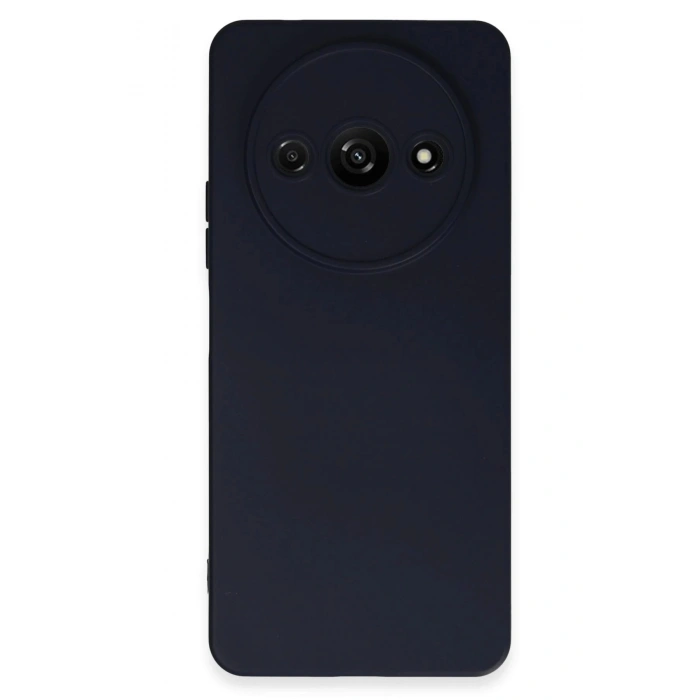 Newface Xiaomi Redmi A3 4G Kılıf Nano içi Kadife Silikon - Lacivert
