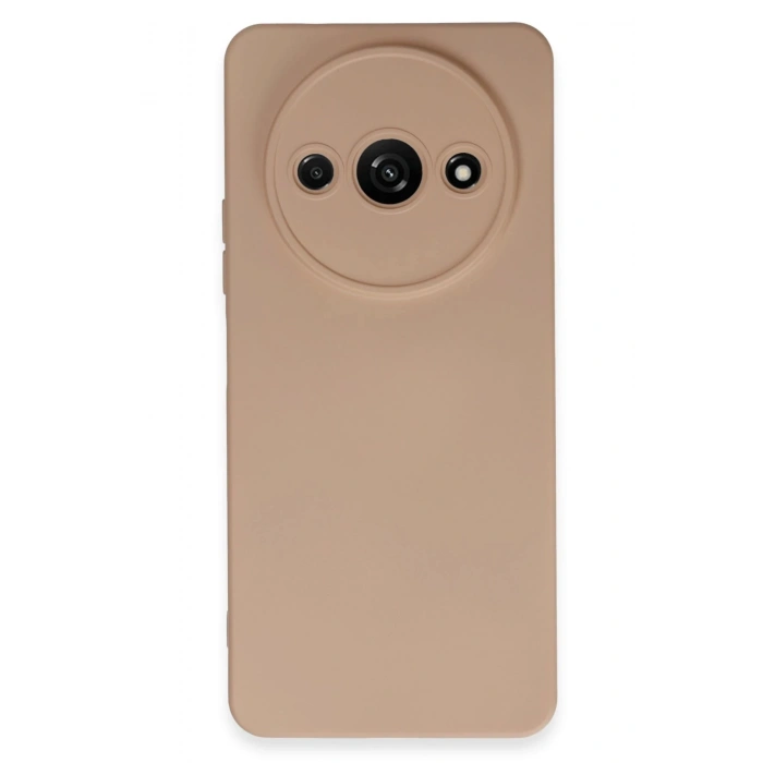 Newface Xiaomi Redmi A3 4G Kılıf Nano içi Kadife Silikon - Pudra