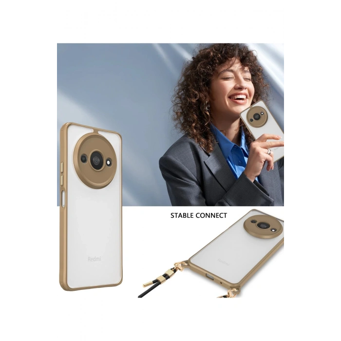 Newface Xiaomi Redmi A3 4G Kılıf Penta Silikon Kılıf - Siyah