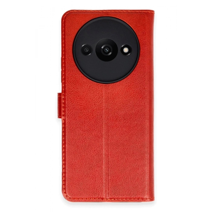 Newface Xiaomi Redmi A3 4G Kılıf Trend S Plus Kapaklı Kılıf - Kırmızı