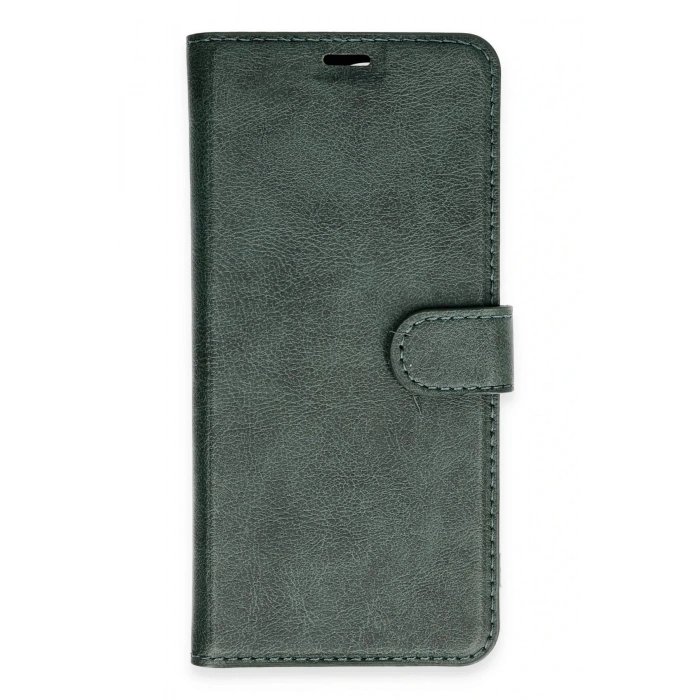 Newface Xiaomi Redmi A3 4G Kılıf Trend S Plus Kapaklı Kılıf - Yeşil