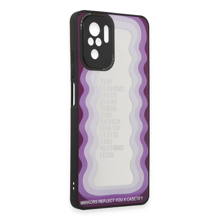 Newface Xiaomi Redmi Note 10 Kılıf Mirror Desenli Kapak - Mirror - 5
