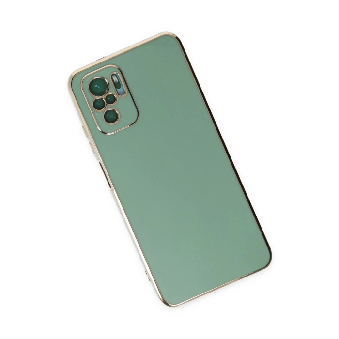 Newface Xiaomi Redmi Note 10 Kılıf Volet Silikon - Açık Yeşil