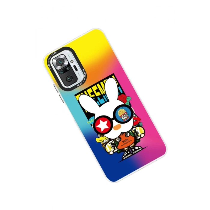 Newface Xiaomi Redmi Note 10 Pro Kılıf Estoril Desenli Kapak - Estoril - 10