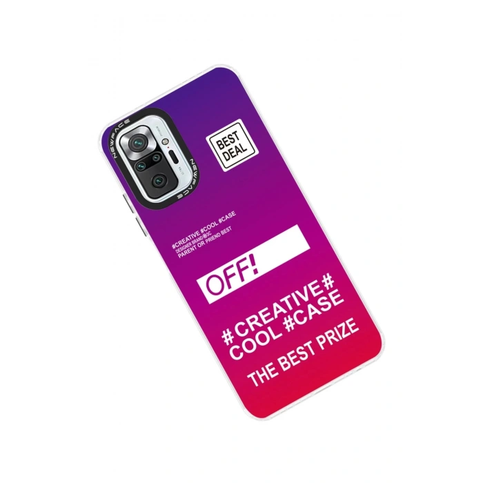 Newface Xiaomi Redmi Note 10 Pro Kılıf Estoril Desenli Kapak - Estoril - 9