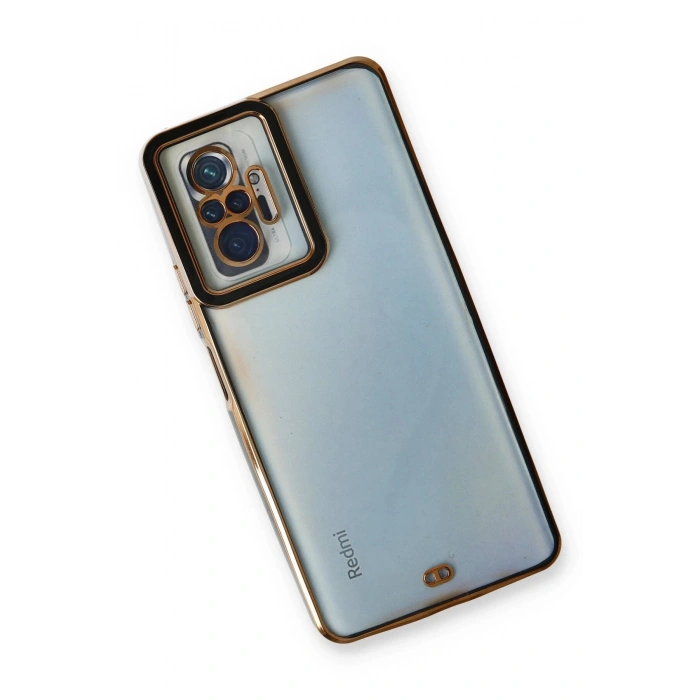 Newface Xiaomi Redmi Note 10 Pro Kılıf Liva Lens Silikon - Siyah