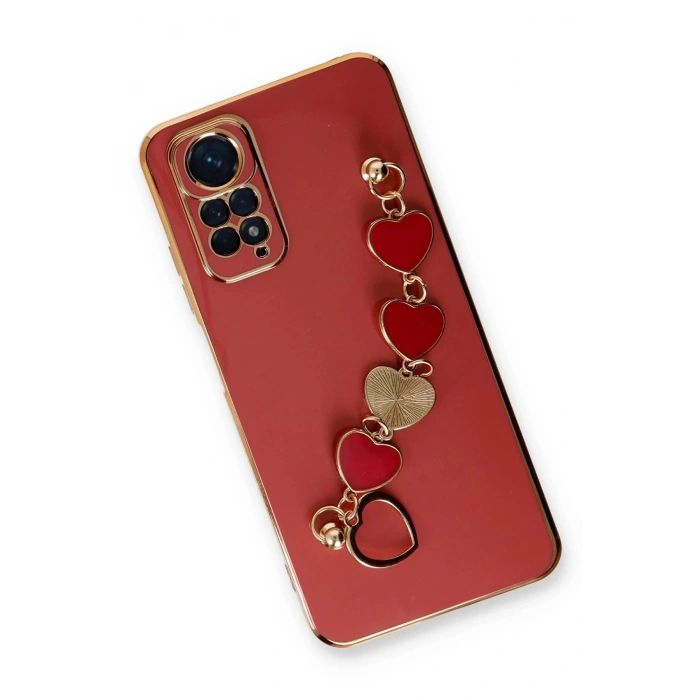 Newface Xiaomi Redmi Note 11 Kılıf Esila Silikon - Kırmızı