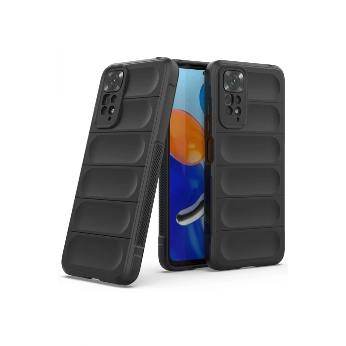 Newface Xiaomi Redmi Note 11 Kılıf Optimum Silikon - Siyah