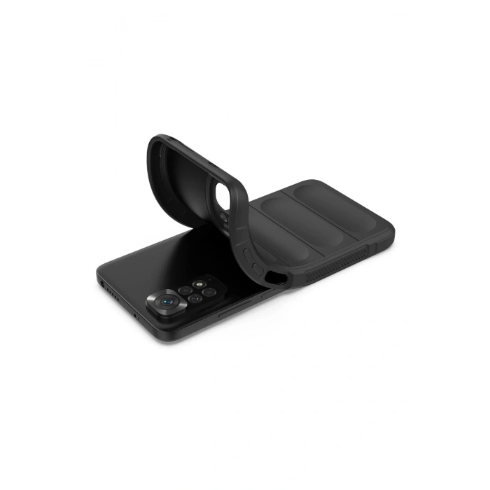 Newface Xiaomi Redmi Note 11 Kılıf Optimum Silikon - Siyah