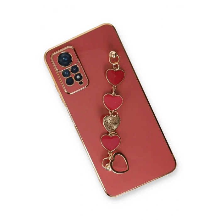 Newface Xiaomi Redmi Note 11 Pro Kılıf Esila Silikon - Kırmızı