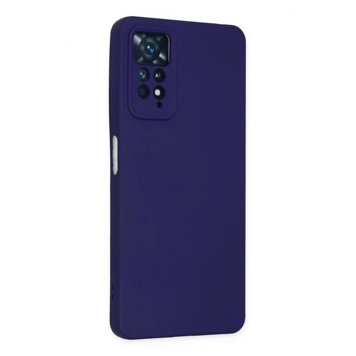 Newface Xiaomi Redmi Note 11 Pro Kılıf Nano içi Kadife Silikon - Mor
