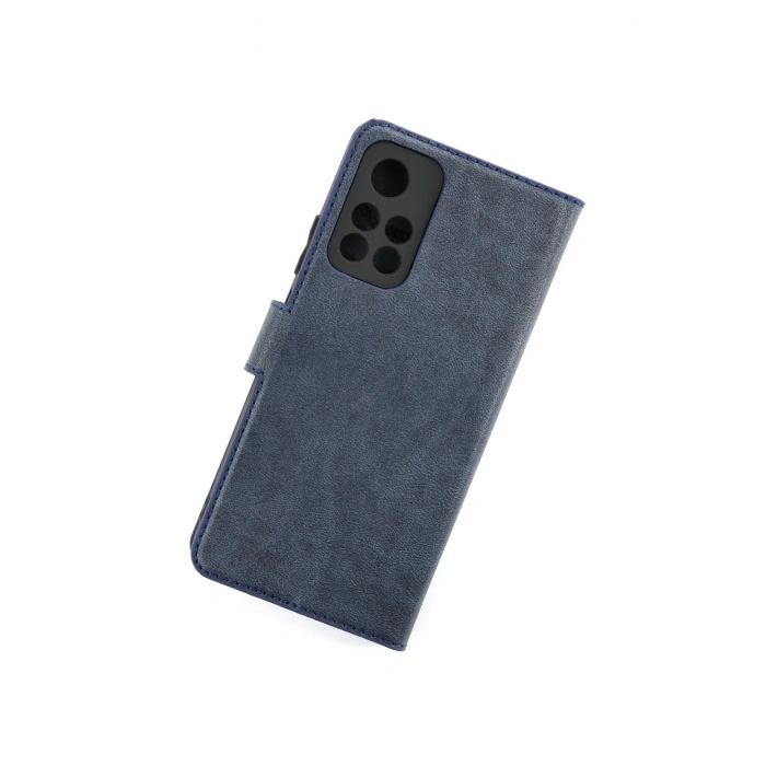 Newface Xiaomi Redmi Note 11T Kılıf Trend S Plus Kapaklı Kılıf - Lacivert