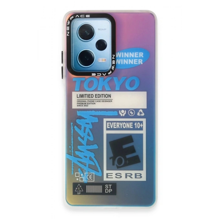 Newface Xiaomi Redmi Note 12 4G Kılıf Estoril Desenli Kapak - Estoril - 1