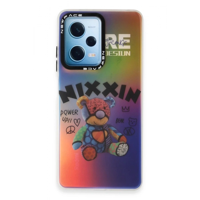 Newface Xiaomi Redmi Note 12 4G Kılıf Estoril Desenli Kapak - Estoril - 11