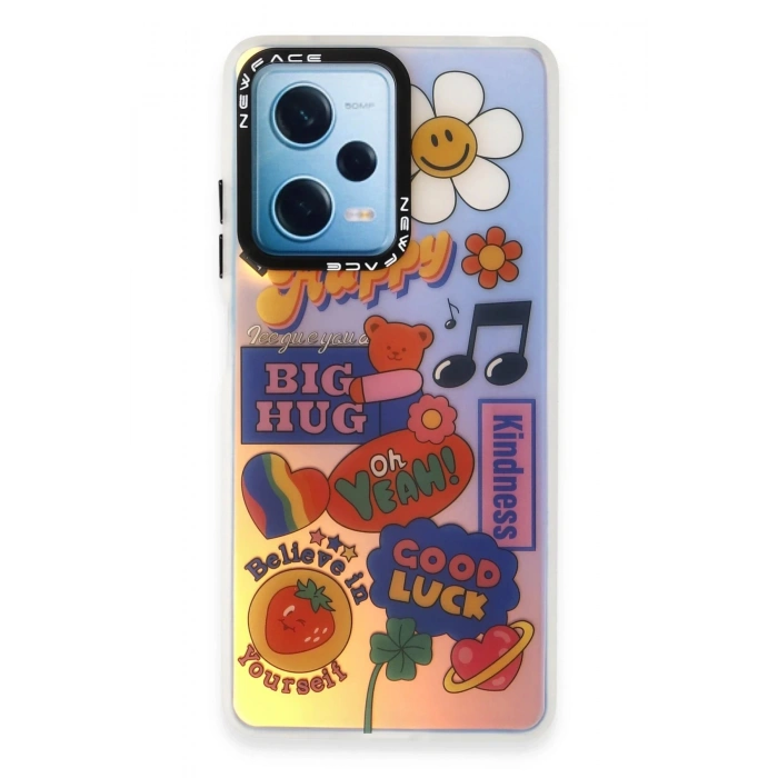 Newface Xiaomi Redmi Note 12 4G Kılıf Estoril Desenli Kapak - Estoril - 15