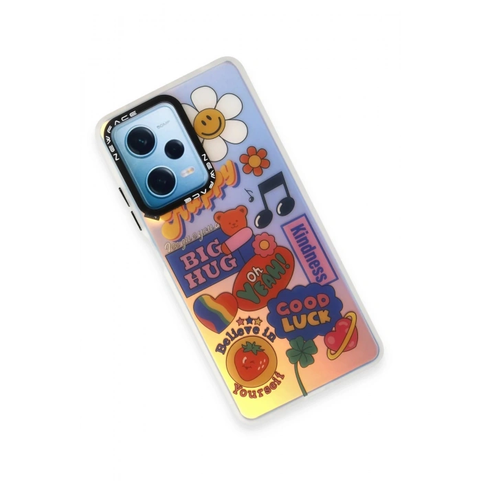 Newface Xiaomi Redmi Note 12 4G Kılıf Estoril Desenli Kapak - Estoril - 15