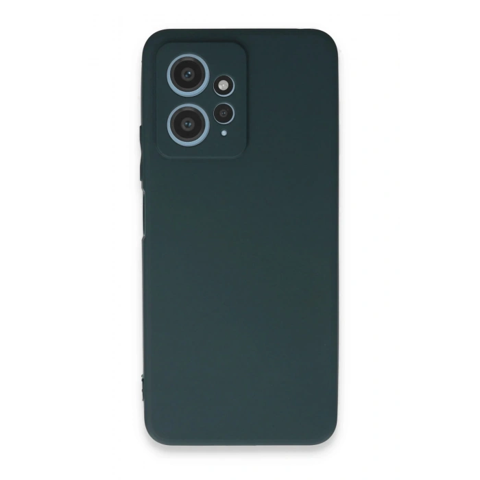 Newface Xiaomi Redmi Note 12 4G Kılıf First Silikon - Koyu Yeşil