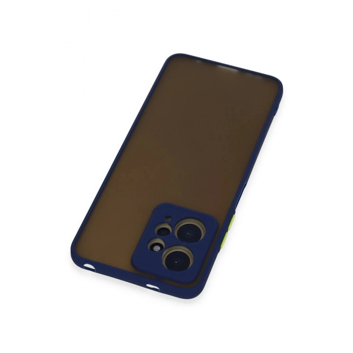 Newface Xiaomi Redmi Note 12 4G Kılıf Montreal Silikon Kapak - Lacivert