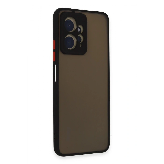 Newface Xiaomi Redmi Note 12 4G Kılıf Montreal Silikon Kapak - Siyah