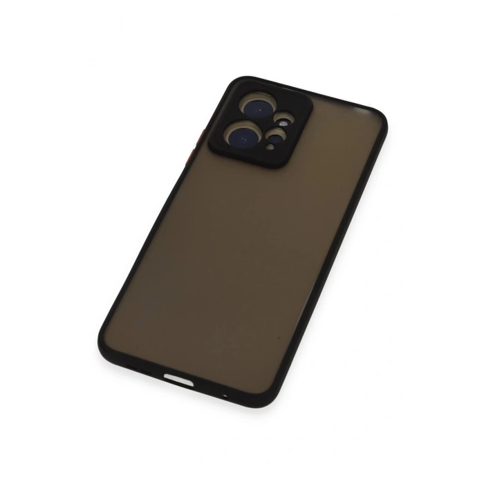 Newface Xiaomi Redmi Note 12 4G Kılıf Montreal Silikon Kapak - Siyah