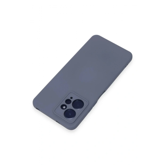Newface Xiaomi Redmi Note 12 4G Kılıf Nano içi Kadife Silikon - Gri