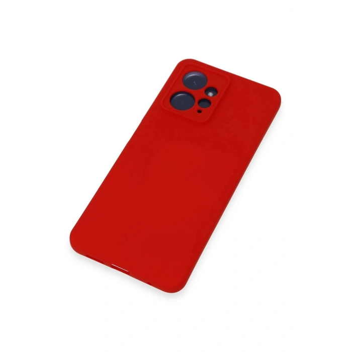 Newface Xiaomi Redmi Note 12 4G Kılıf Nano içi Kadife Silikon - Kırmızı