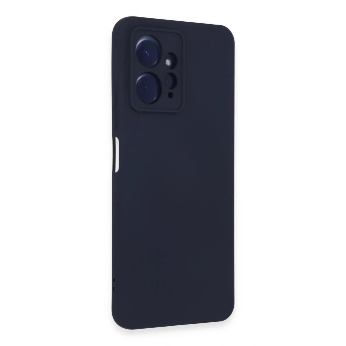 Newface Xiaomi Redmi Note 12 4G Kılıf Nano içi Kadife Silikon - Lacivert