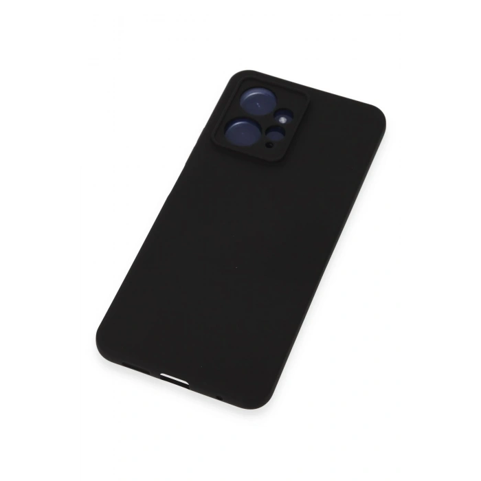 Newface Xiaomi Redmi Note 12 4G Kılıf Nano içi Kadife Silikon - Siyah