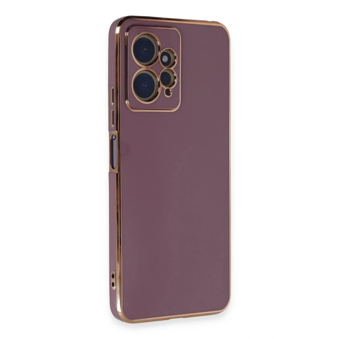 Newface Xiaomi Redmi Note 12 4G Kılıf Volet Silikon - Mor