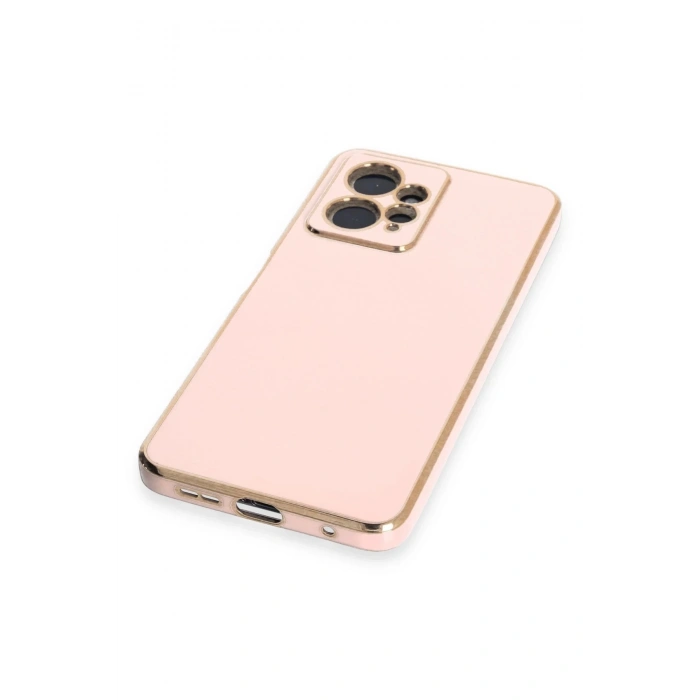 Newface Xiaomi Redmi Note 12 4G Kılıf Volet Silikon - Pembe