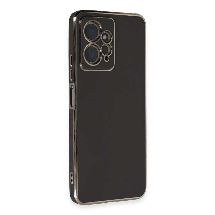 Newface Xiaomi Redmi Note 12 4G Kılıf Volet Silikon - Siyah