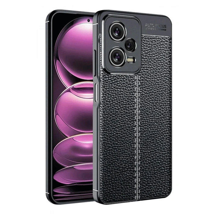 Newface Xiaomi Redmi Note 12 5G Kılıf Auto Focus Kapak - Siyah