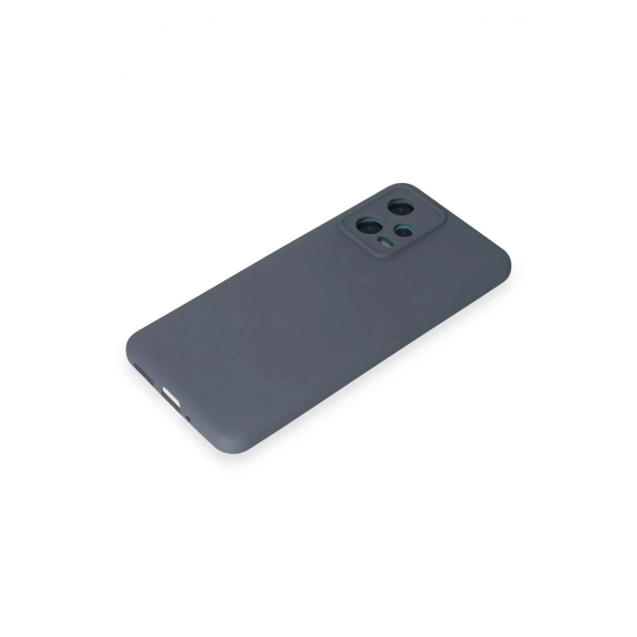 Newface Xiaomi Redmi Note 12 5G Kılıf Nano içi Kadife Silikon - Gri
