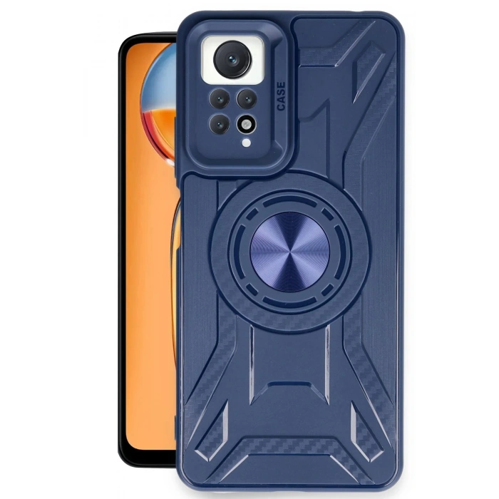 Newface Xiaomi Redmi Note 12 Pro 4G Kılıf Lincoln Silikon - Lacivert