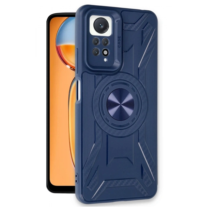 Newface Xiaomi Redmi Note 12 Pro 4G Kılıf Lincoln Silikon - Lacivert